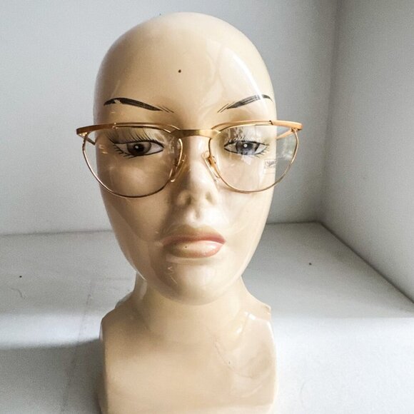 Enrico Coveri Gold Tone Cat Eye Glasses Mod 307-810 main image 5